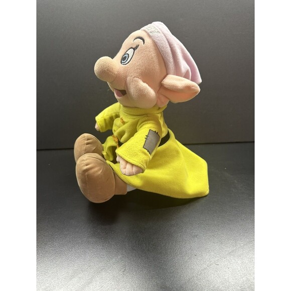 Disney Store Dopey Snow White Seven Dwarfs Soft Plush Doll 11" Stuffed Toy - Picture 4 of 5